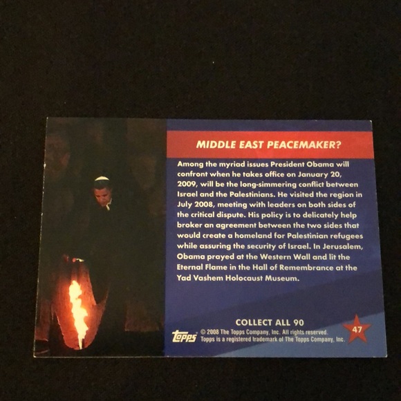 DVD with TOPPS COLLECTION OF OBAMA MOMENTS on 7 CARDS in original plastic - Picture 10 of 16